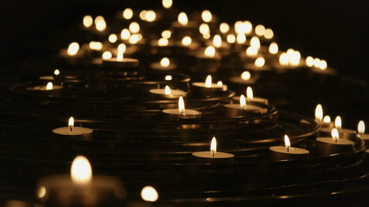 A calm candle-lit home spa setup in Dubai